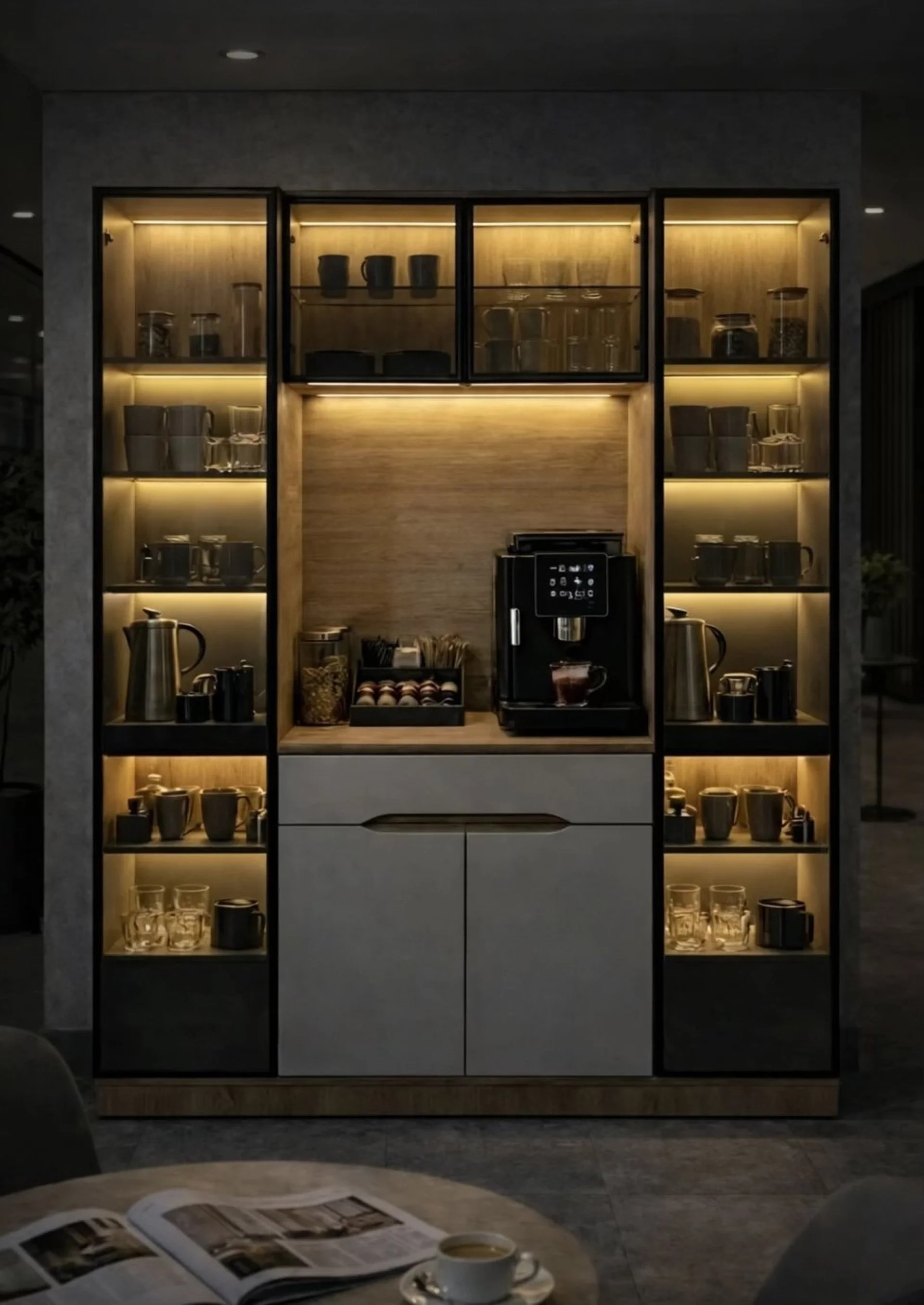 %D0%9C%D0%BD%D0%BE%D0%B3%D0%BE%D1%84%D1%83%D0%BD%D0%BA%D1%86%D0%B8%D0%BE%D0%BD%D0%B0%D0%BB%D0%B5%D0%BD+%D1%88%D0%BA%D0%B0%D1%84-%D0%BA%D1%8A%D1%82+%D0%B7%D0%B0+%D0%BA%D0%B0%D1%84%D0%B5+%D1%81%D1%8A%D1%81+%D0%B7%D0%B0%D1%82%D1%8A%D0%BC%D0%BD%D0%B5%D0%BD%D0%B8+%D1%81%D1%82%D1%8A%D0%BA%D0%BB%D0%B5%D0%BD%D0%B8+%D0%B2%D1%80%D0%B0%D1%82%D0%B8+%D0%B8+LED+3+%D0%BC%D0%BE%D0%B4%D1%83%D0%BB%D0%B0+%22DeluxeLiving%22+%D0%91%D1%8F%D0%BB%2F%D0%94%D1%8A%D0%B1